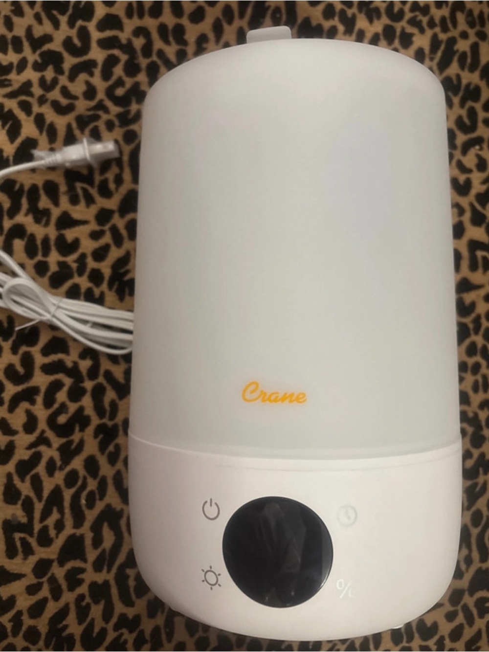 White Ultrasonic Humidifier & Aroma Diffuser